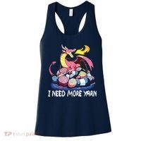 I Need More Yarn Funny Dragon Knitting Quilting Women's Tank Top thumb 0
