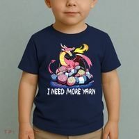 I Need More Yarn Funny Dragon Knitting Quilting Toddler T-Shirt thumb 2