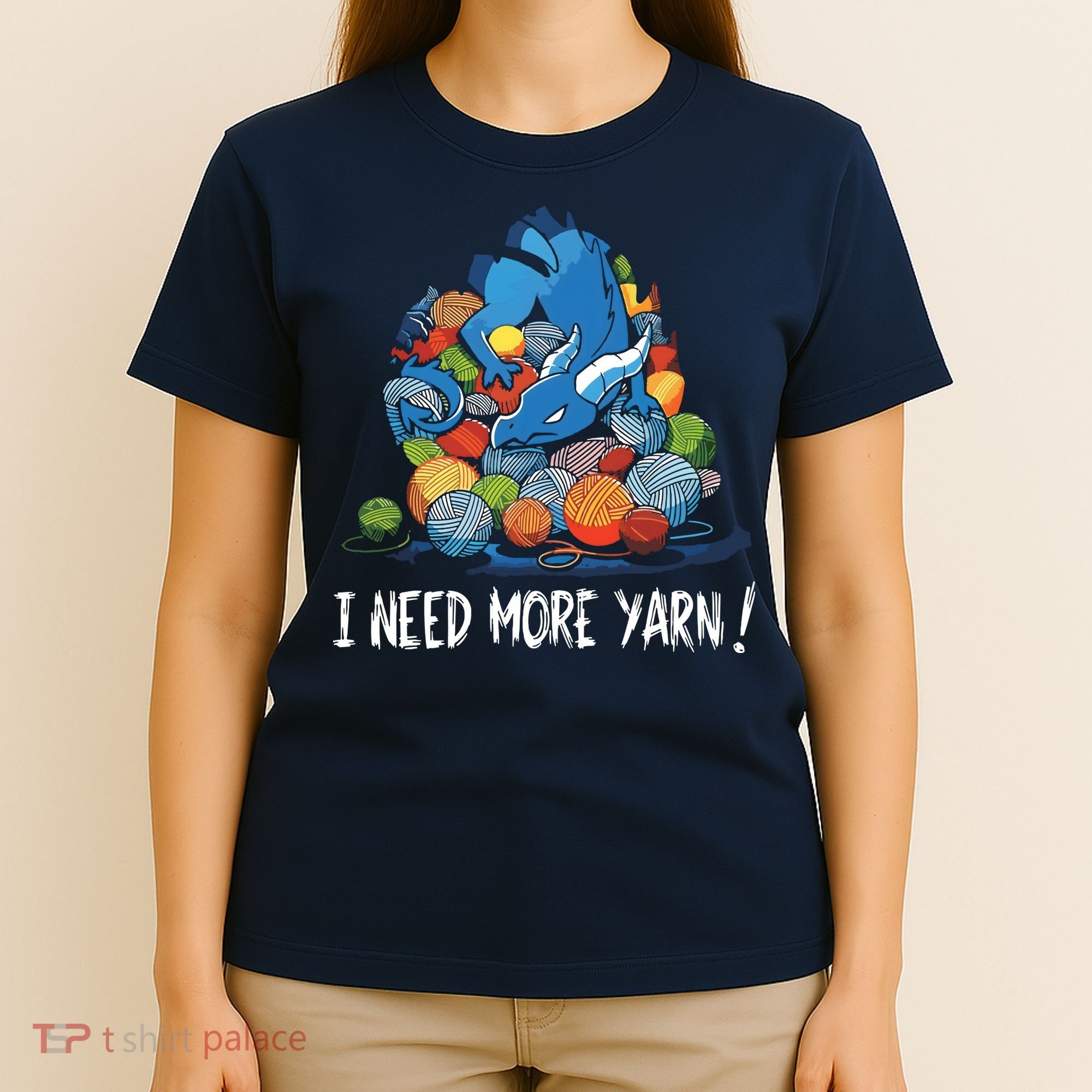 I Need More Yarn Dragon T-Shirt