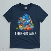 I Need More Yarn Dragon T-Shirt thumb 5