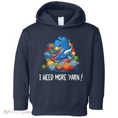 I Need More Yarn Dragon Toddler Hoodie