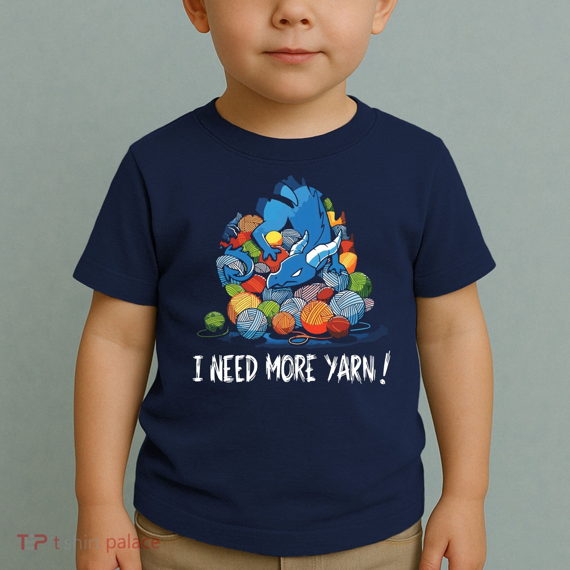 I Need More Yarn Dragon Toddler T-Shirt