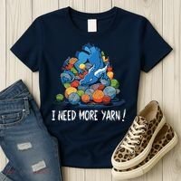 I Need More Yarn Dragon Women's T-Shirt thumb 3