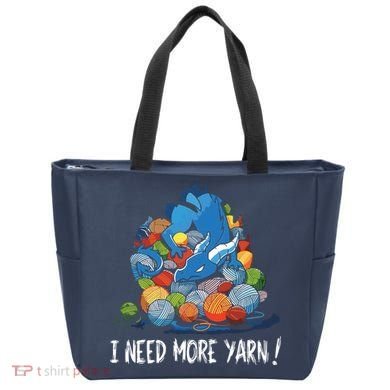 I Need More Yarn Dragon Tote Bag
