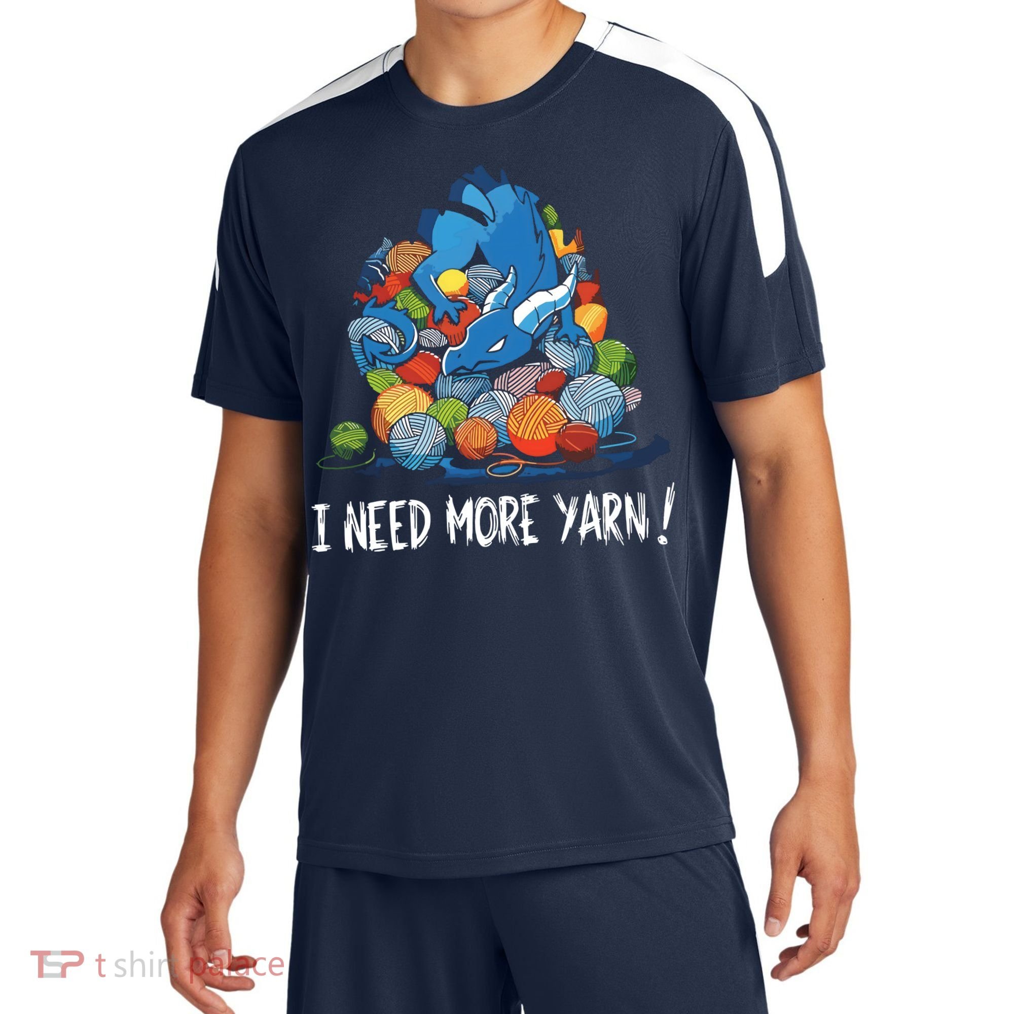 I Need More Yarn Dragon Sport-Tek Competitor United Soccer Jersey