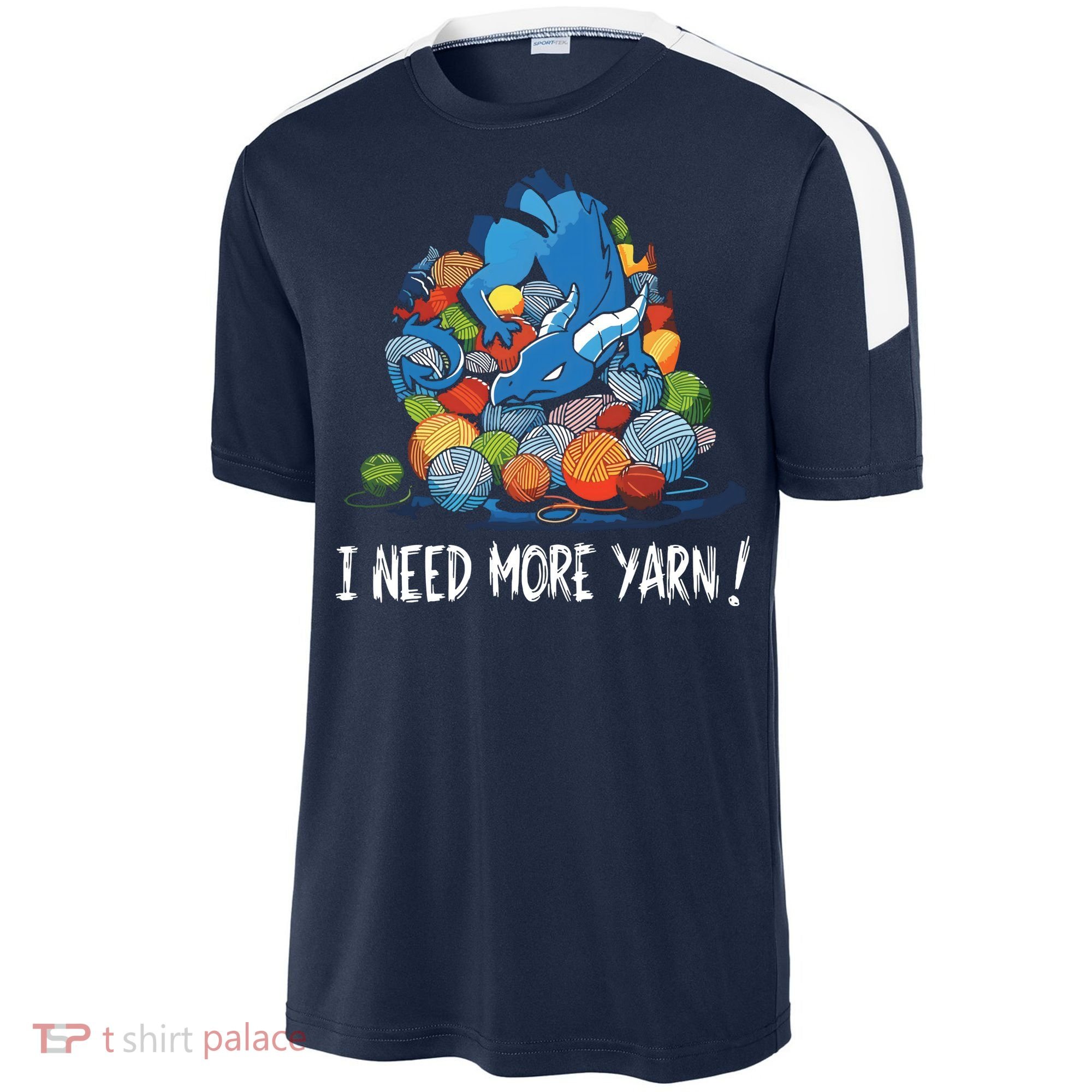 I Need More Yarn Dragon Sport-Tek Competitor United Soccer Jersey