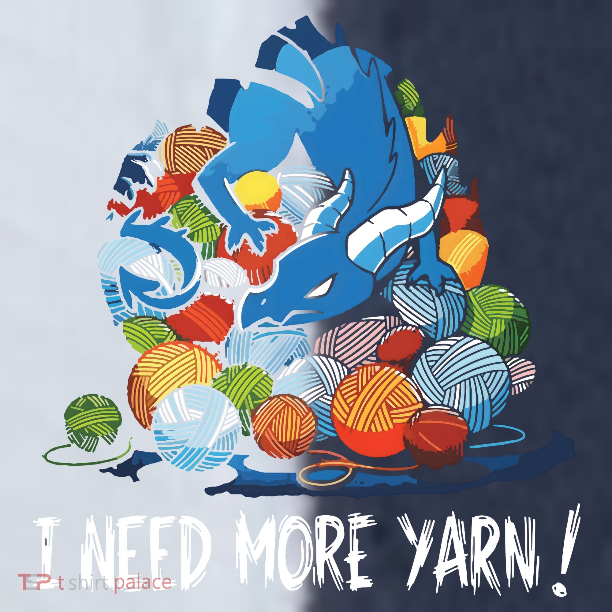 I Need More Yarn Dragon Sport-Tek Competitor United Soccer Jersey
