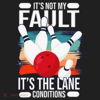 It's not my Fault it's the lane conditions Hat thumb 2