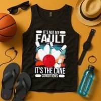 It's not my Fault it's the lane conditions Tank Top thumb 4