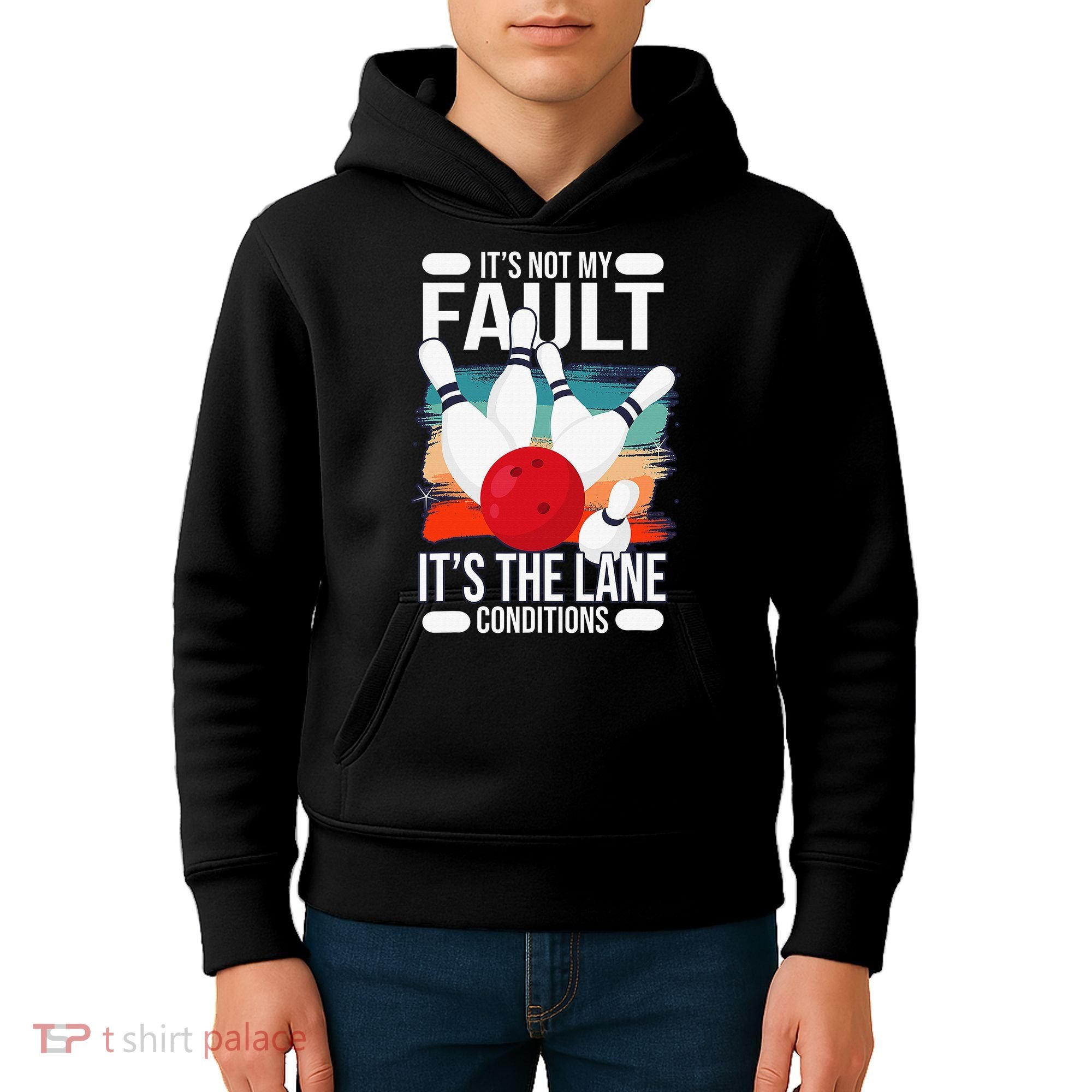 It's not my Fault it's the lane conditions Kids Hoodie