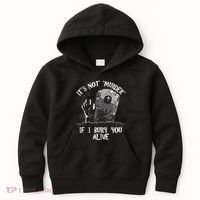 It's Not Murder If I Bury You Alive Kids Hoodie thumb 0
