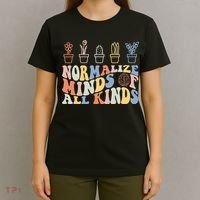 Inclusion Normalize Minds Of All Kinds Autism Awareness T-Shirt thumb 4