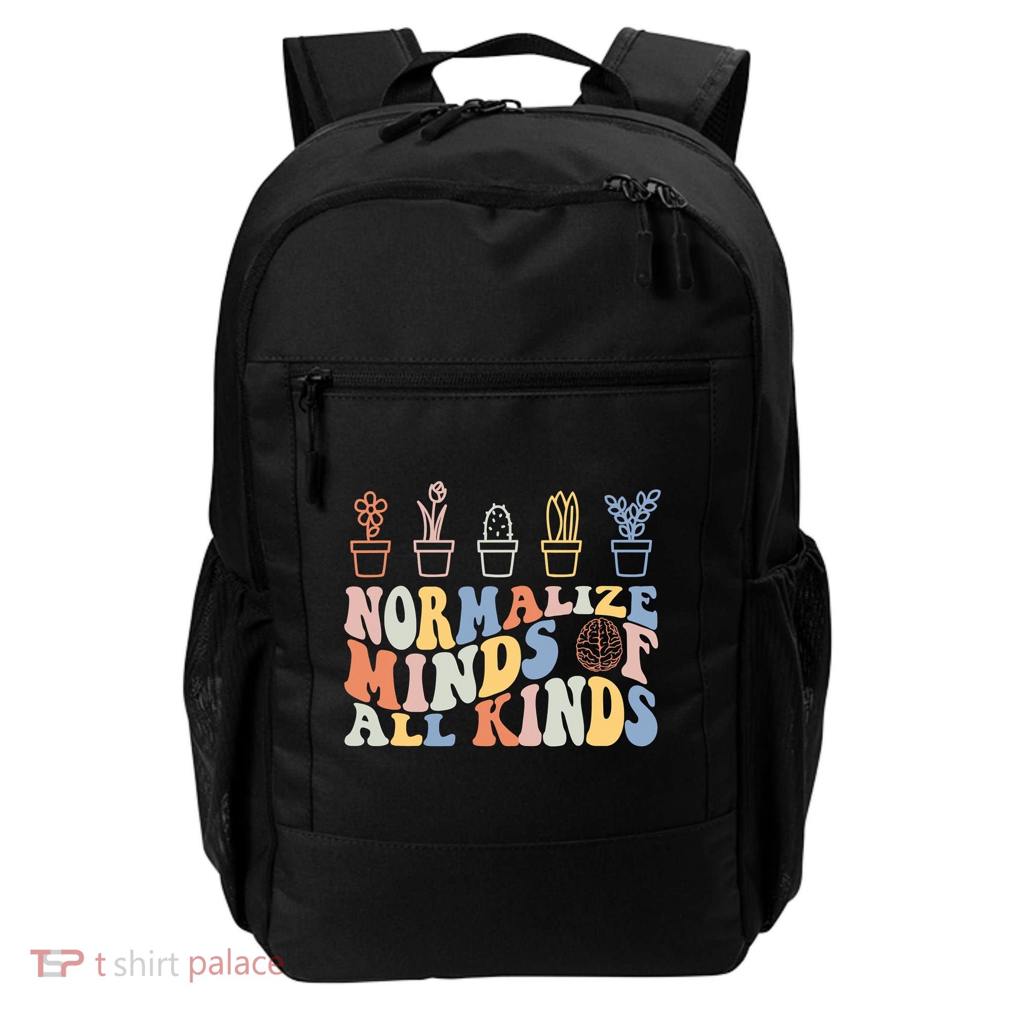 Inclusion Normalize Minds Of All Kinds Autism Awareness Backpack