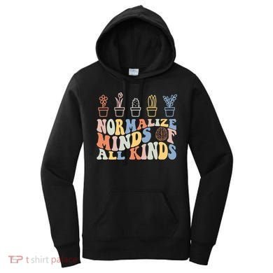 Inclusion Normalize Minds Of All Kinds Autism Awareness Women's Hoodie