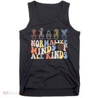 Inclusion Normalize Minds Of All Kinds Autism Awareness Tank Top thumb 0
