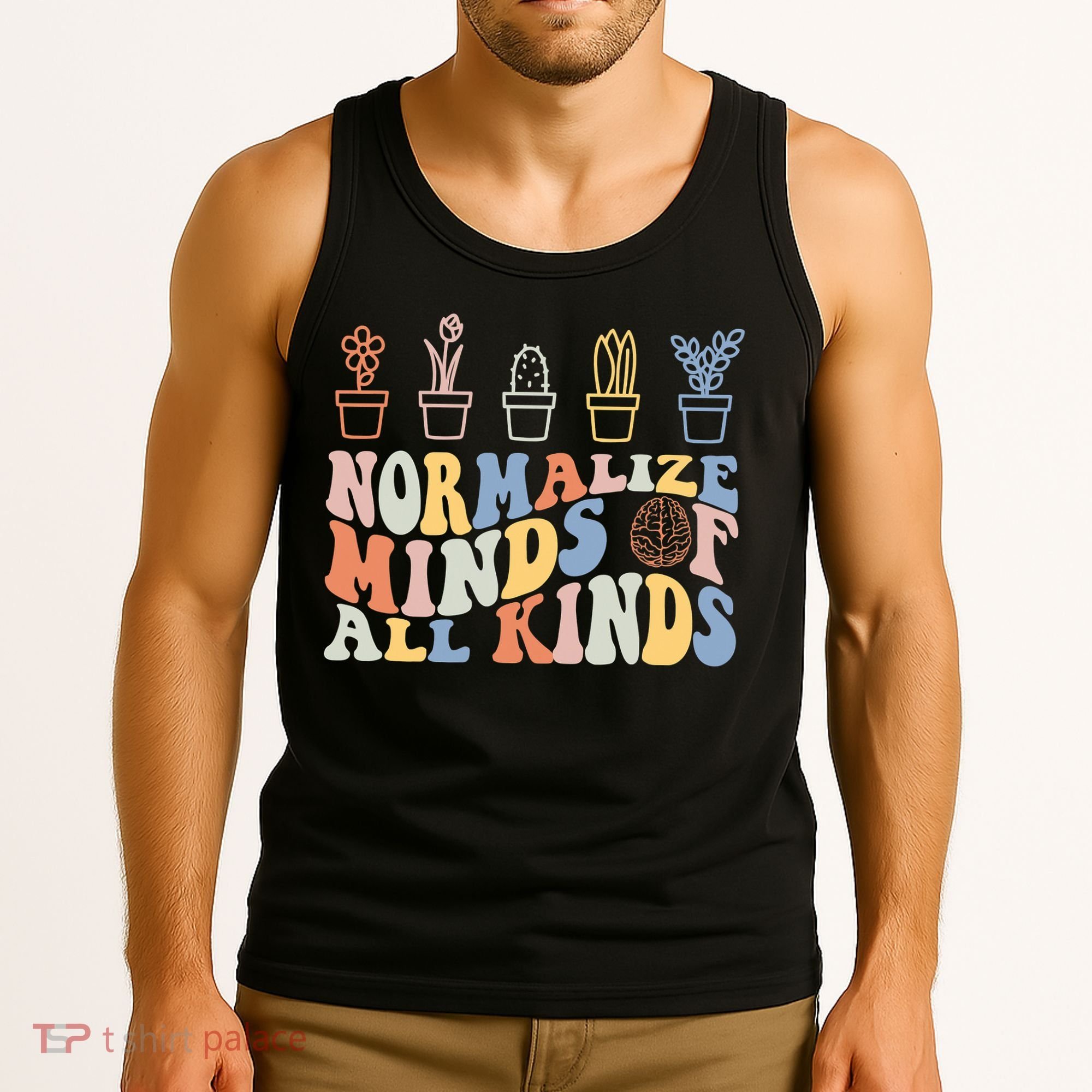 Inclusion Normalize Minds Of All Kinds Autism Awareness Tank Top