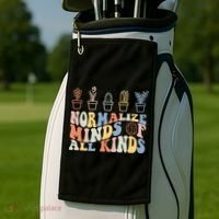 Inclusion Normalize Minds Of All Kinds Autism Awareness Golf Towel thumb 2