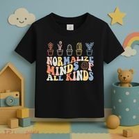 Inclusion Normalize Minds Of All Kinds Autism Awareness Toddler T-Shirt thumb 3