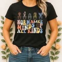 Inclusion Normalize Minds Of All Kinds Autism Awareness Women's T-Shirt thumb 2
