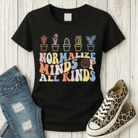 Inclusion Normalize Minds Of All Kinds Autism Awareness Women's T-Shirt thumb 3