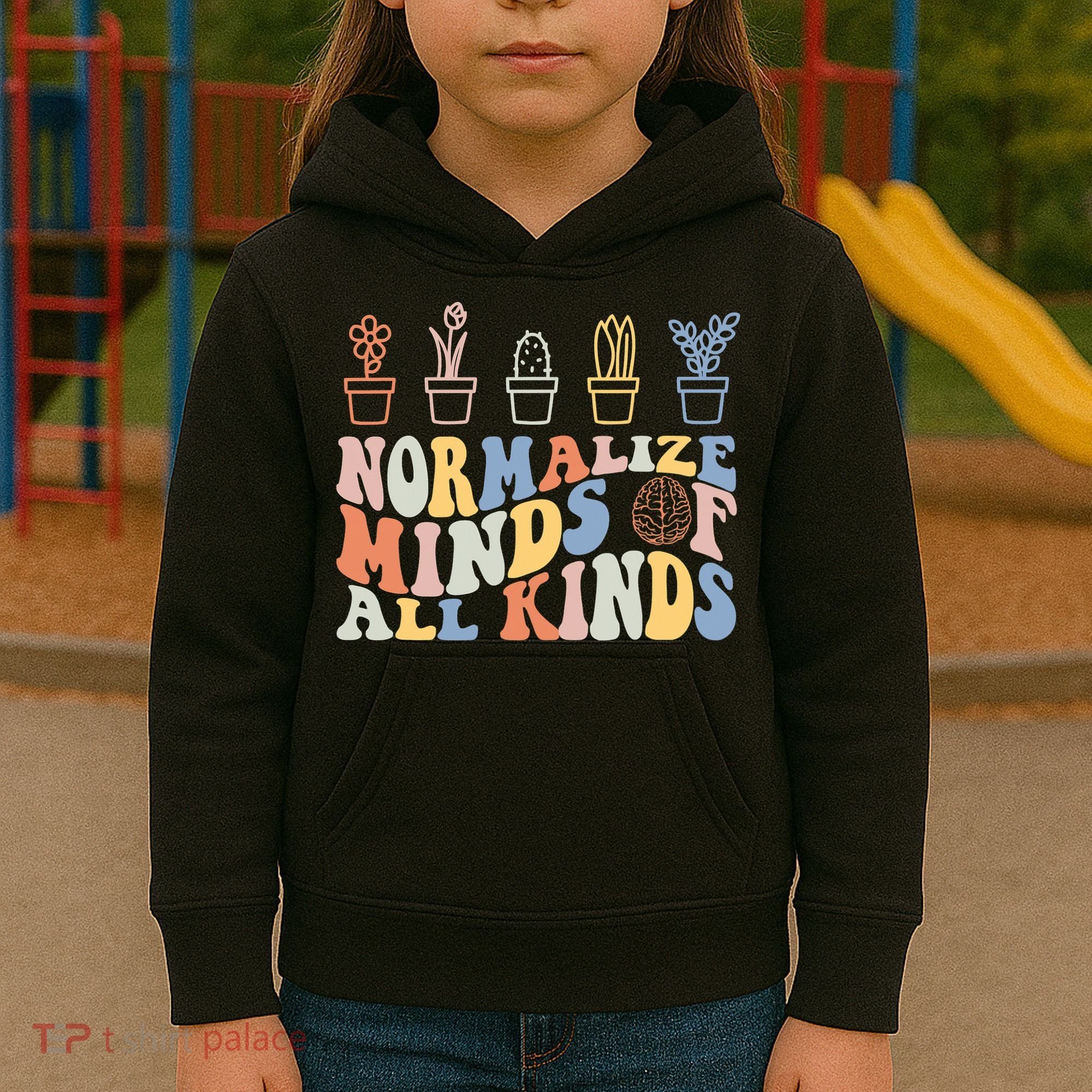 Inclusion Normalize Minds Of All Kinds Autism Awareness Kids Hoodie