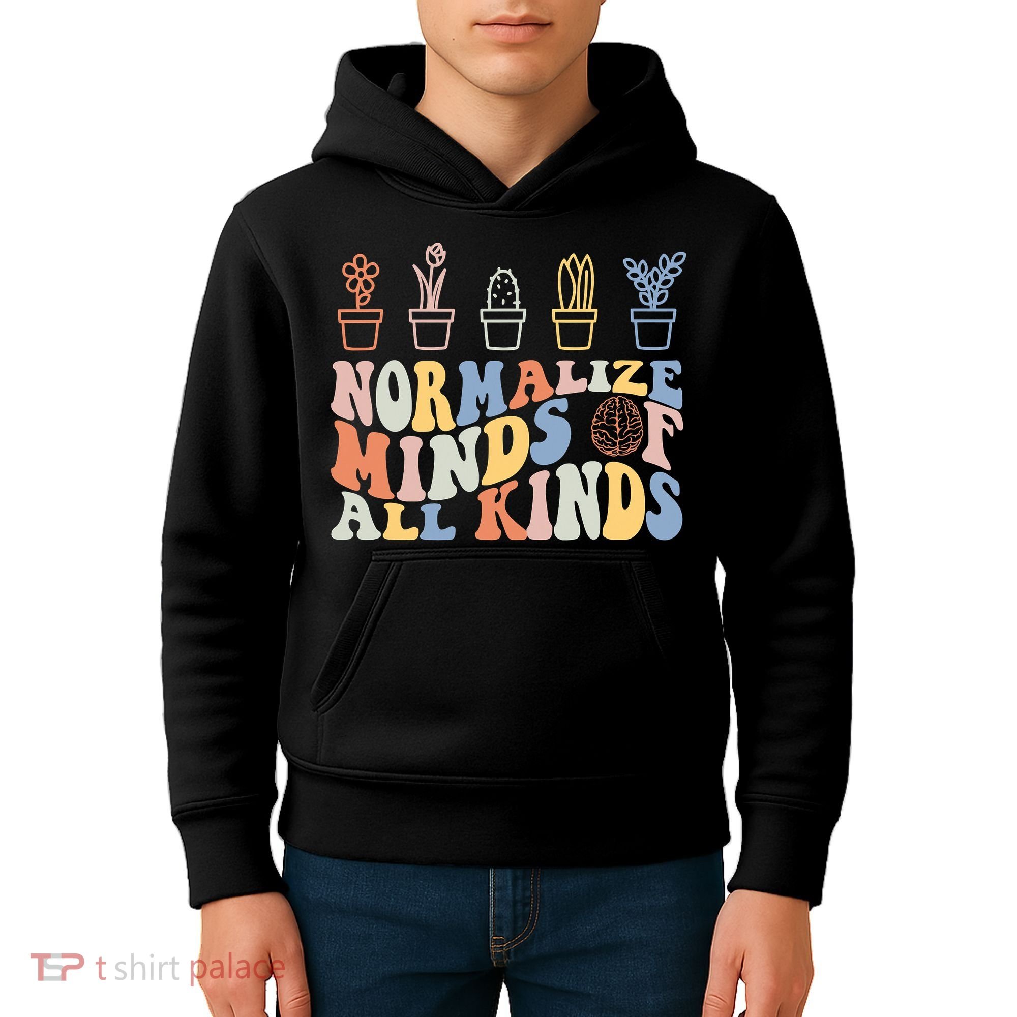 Inclusion Normalize Minds Of All Kinds Autism Awareness Kids Hoodie