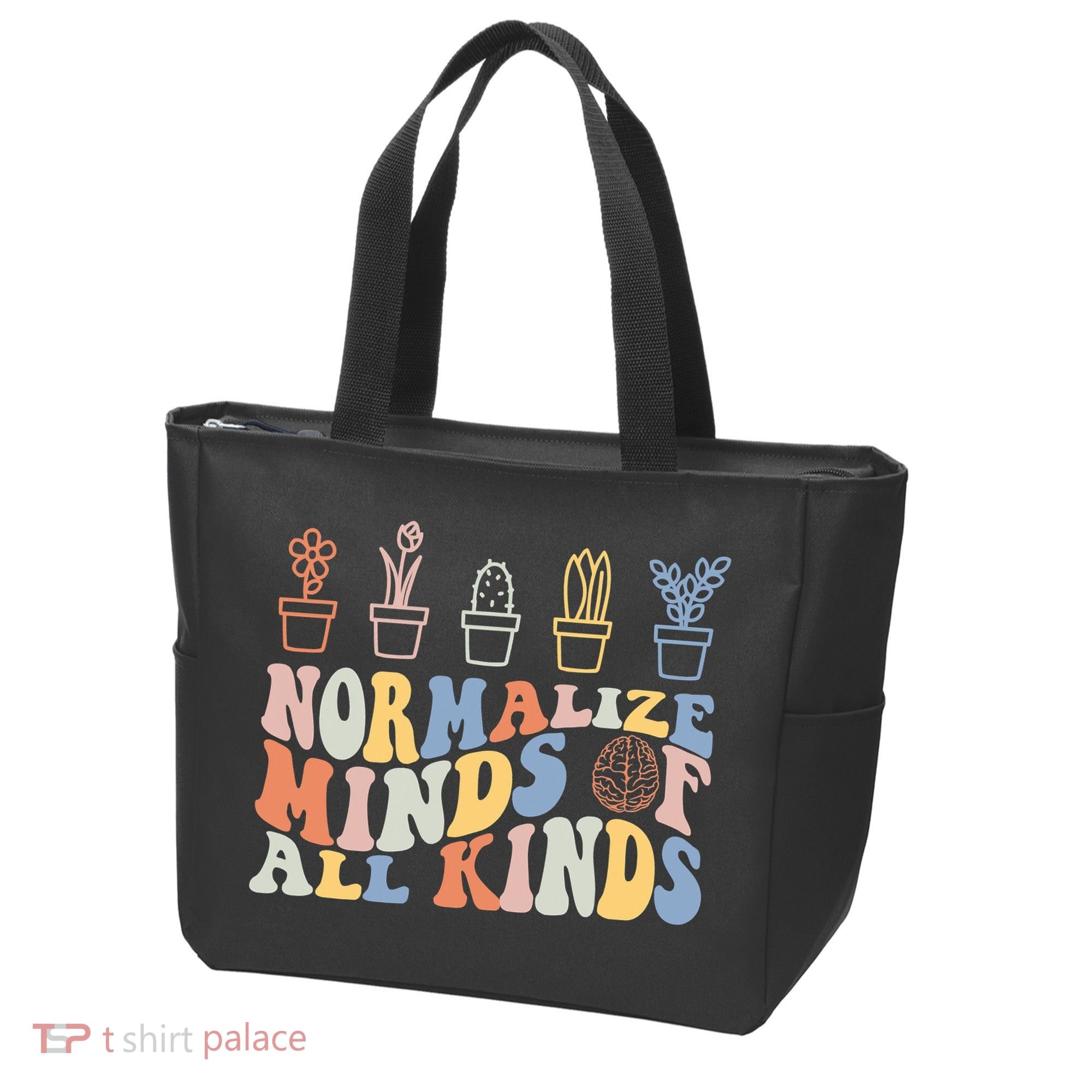 Inclusion Normalize Minds Of All Kinds Autism Awareness Tote Bag