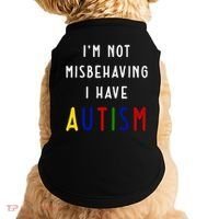 I'm Not Misbehaving I Have Autism Doggie Tank thumb 0