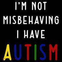 I'm Not Misbehaving I Have Autism Women's Hoodie thumb 2