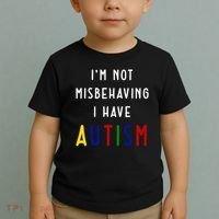 I'm Not Misbehaving I Have Autism Toddler T-Shirt thumb 2