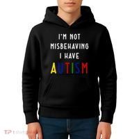 I'm Not Misbehaving I Have Autism Kids Hoodie thumb 4