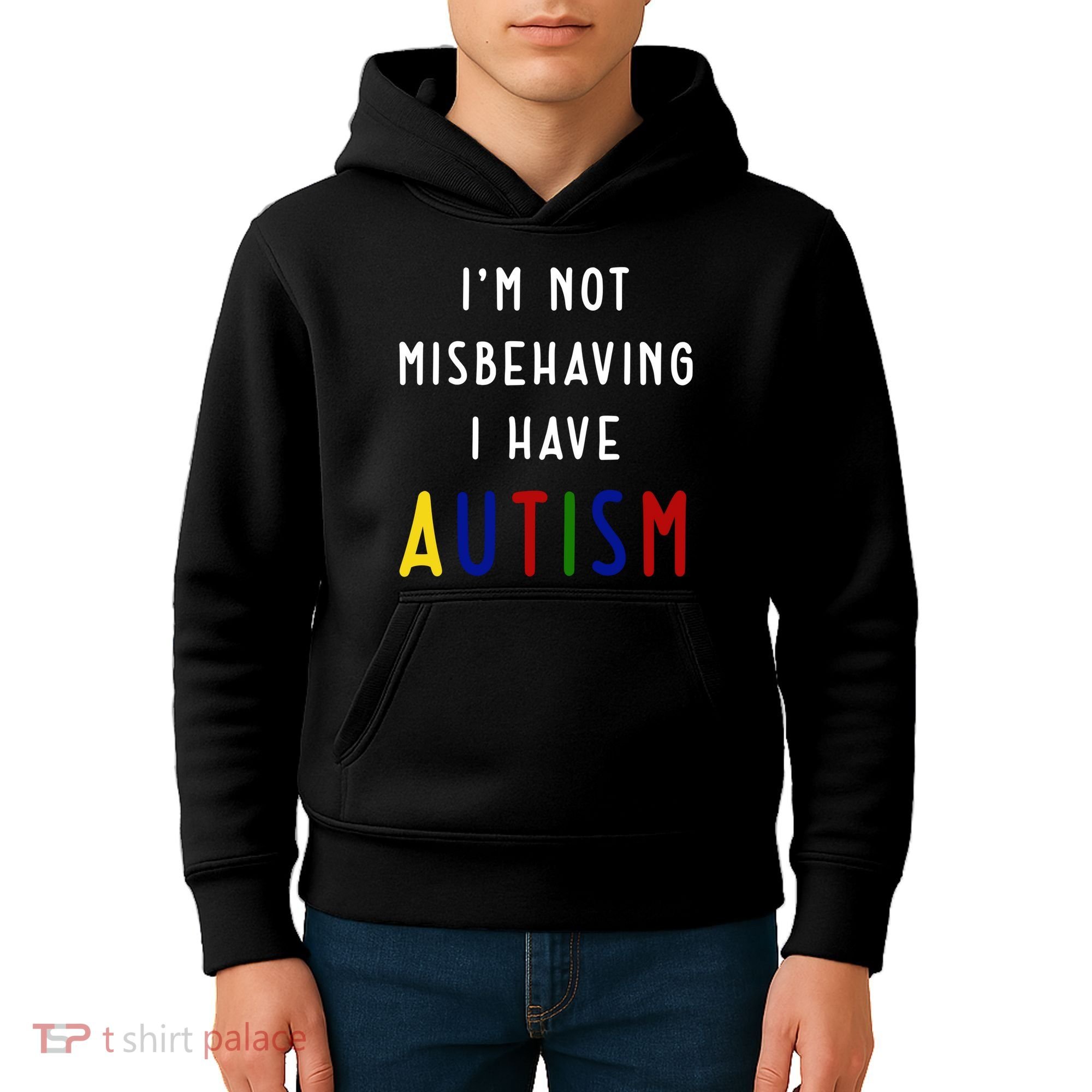 I'm Not Misbehaving I Have Autism Kids Hoodie