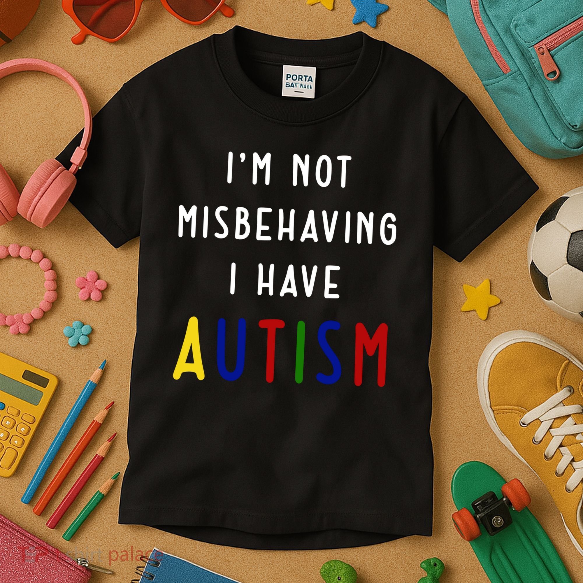 I'm Not Misbehaving I Have Autism Kids T-Shirt