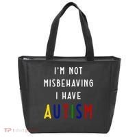 I'm Not Misbehaving I Have Autism Tote Bag thumb 0