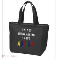 I'm Not Misbehaving I Have Autism Tote Bag thumb 3