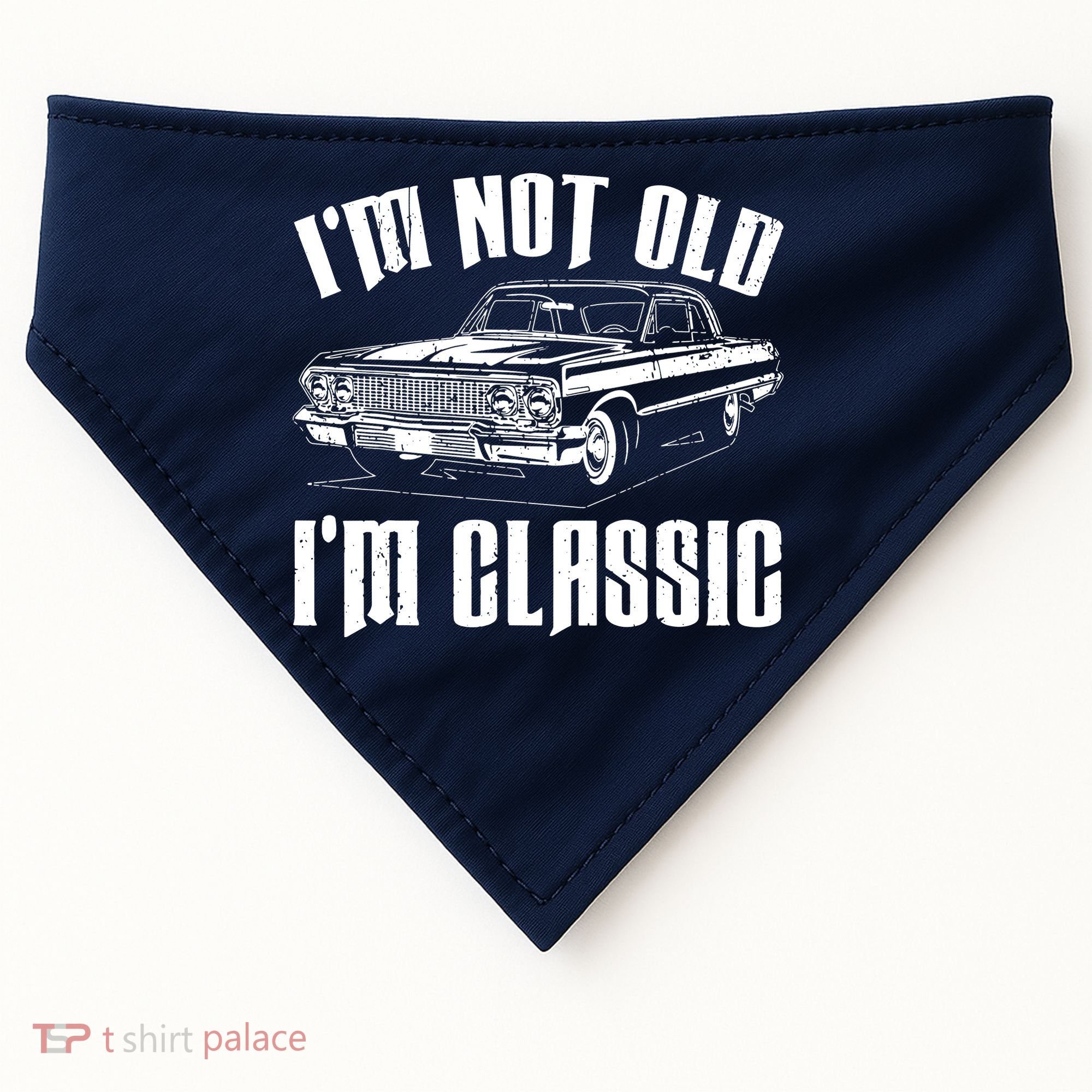 I'm Not Old I'm Classic USA-Made Doggie Bandana