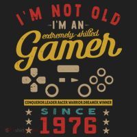 IM Not Old IM A Skilled Gamer 1976 Videogame Gaming Funny Gift Women's Sweatshirt thumb 2