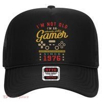 IM Not Old IM A Skilled Gamer 1976 Videogame Gaming Funny Gift Hat thumb 0