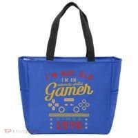 IM Not Old IM A Skilled Gamer 1976 Videogame Gaming Funny Gift Tote Bag thumb 0