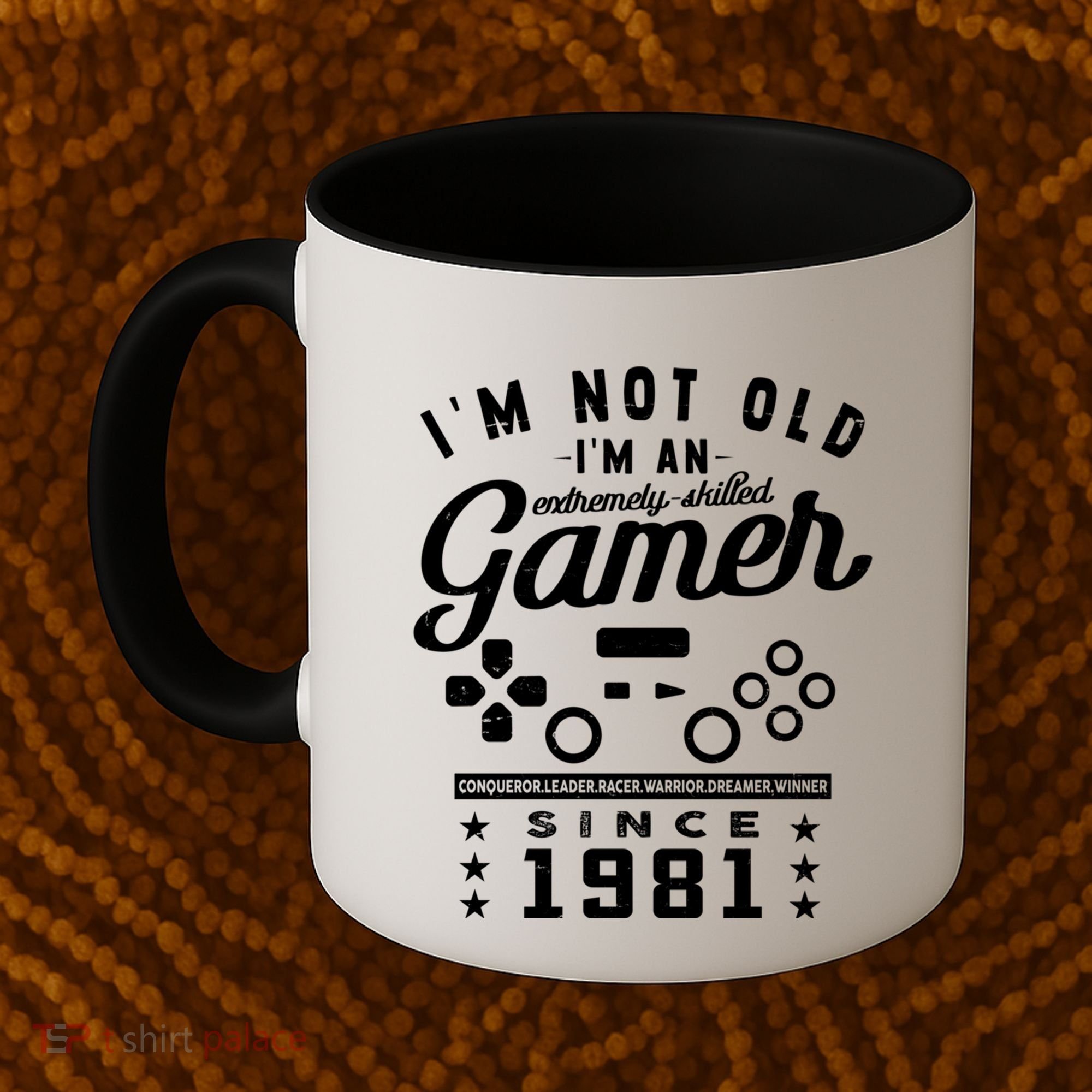 IM Not Old IM A Skilled Gamer 1981 Videogame Gaming Gift Coffee Mug