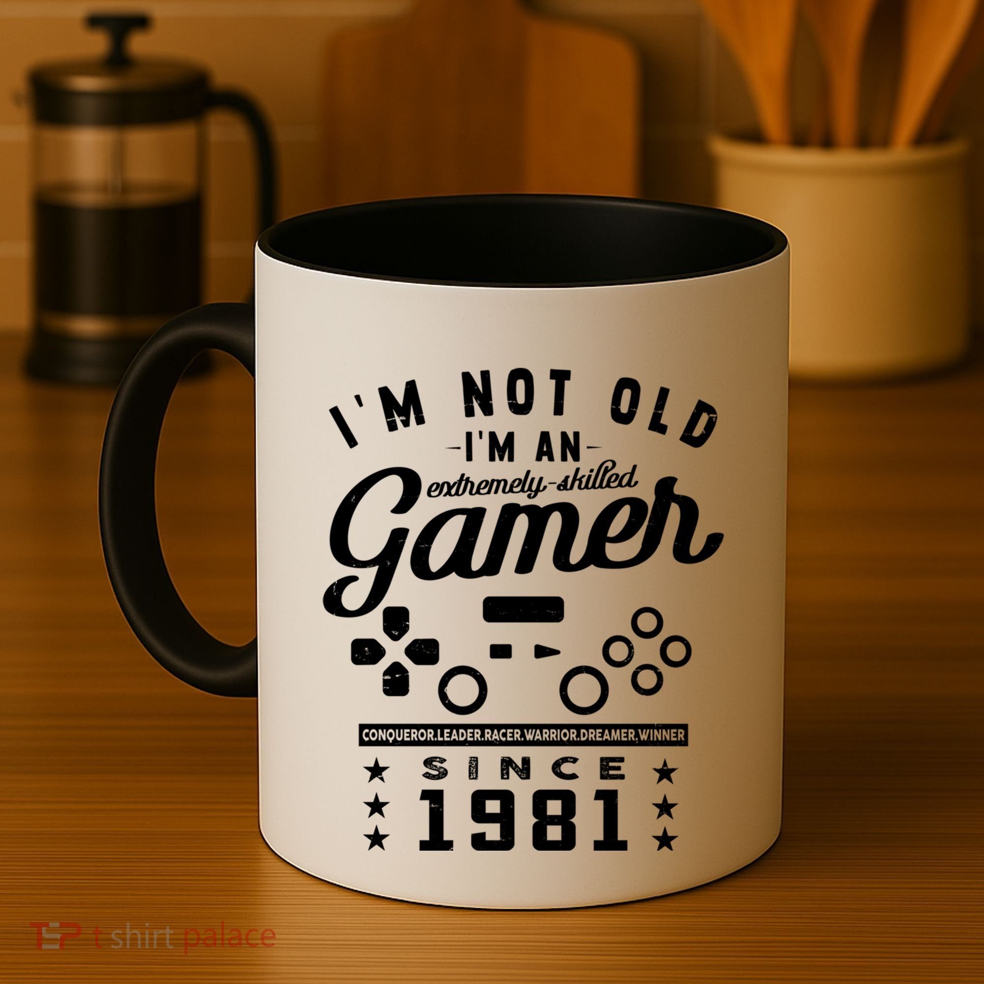 IM Not Old IM A Skilled Gamer 1981 Videogame Gaming Gift Coffee Mug