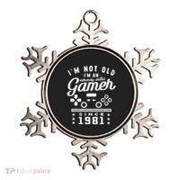 IM Not Old IM A Skilled Gamer 1981 Videogame Gaming Gift Ornament thumb 0