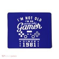 IM Not Old IM A Skilled Gamer 1981 Videogame Gaming Gift Mousepad thumb 0