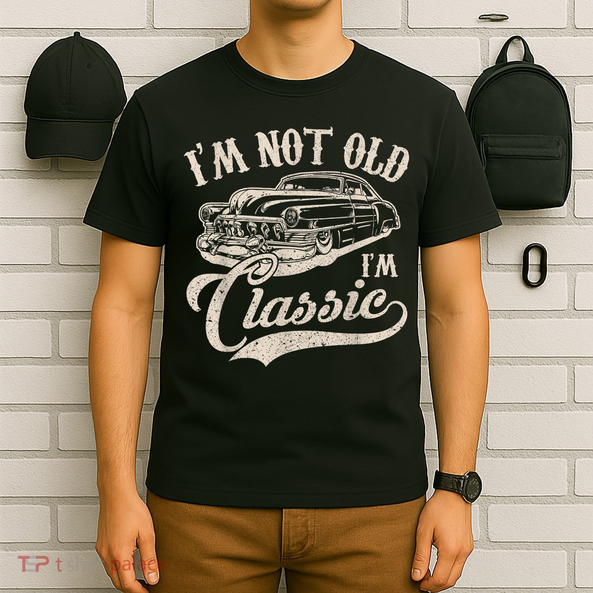 I'm Not Old I'm a Classic Funny Retro Vintage Car Lover T-Shirt