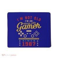 IM Not Old IM A Skilled Gamer 1987 Videogame Gaming Gift Mousepad thumb 0