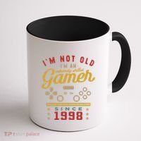 IM Not Old IM A Skilled Gamer 1998 Videogame Gaming Gift Coffee Mug thumb 1