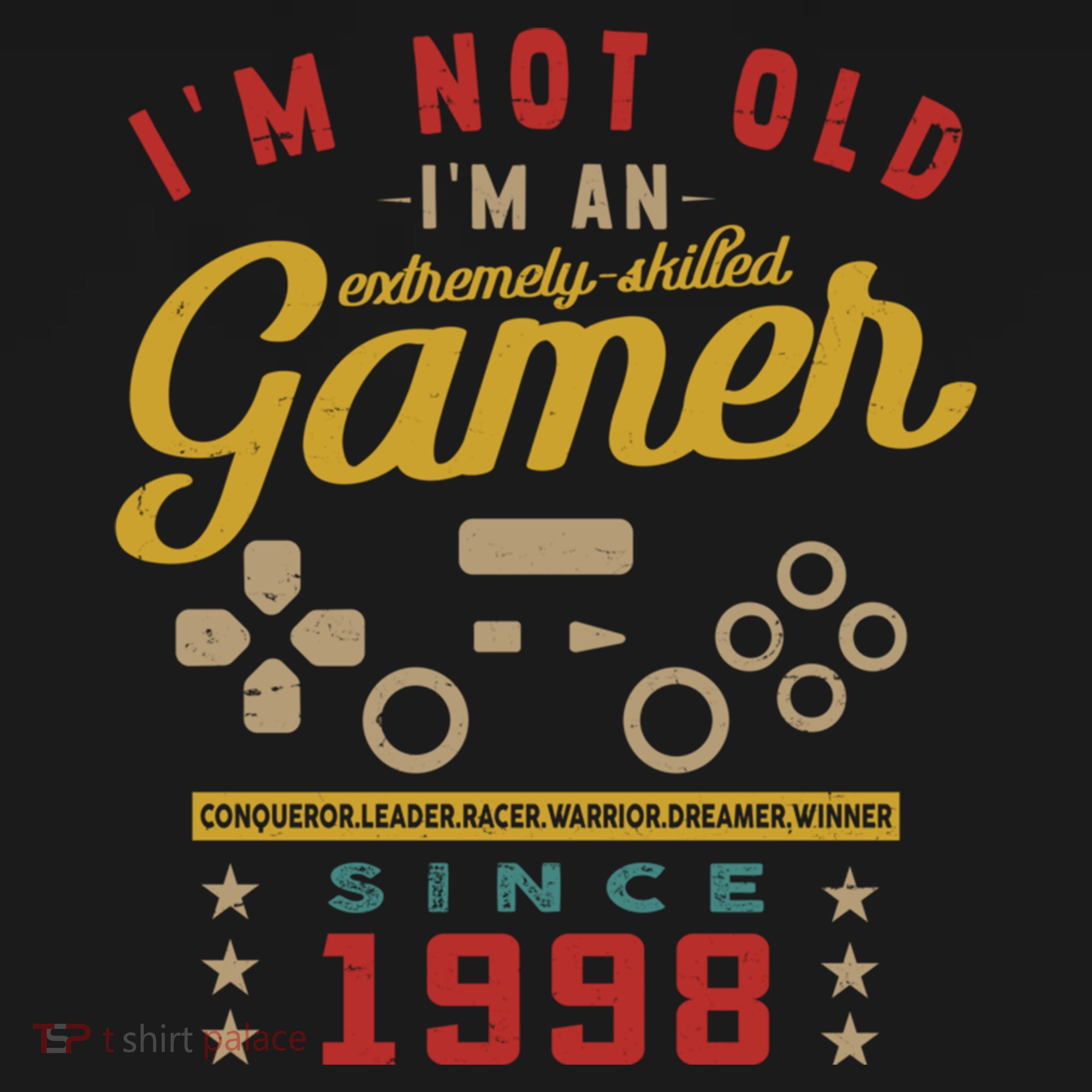 IM Not Old IM A Skilled Gamer 1998 Videogame Gaming Gift Ornament