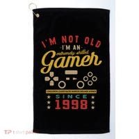IM Not Old IM A Skilled Gamer 1998 Videogame Gaming Gift Golf Towel thumb 0