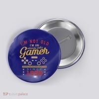 IM Not Old IM A Skilled Gamer 1998 Videogame Gaming Gift Button thumb 0
