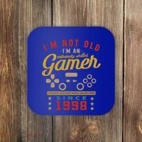 IM Not Old IM A Skilled Gamer 1998 Videogame Gaming Gift Coaster thumb 0